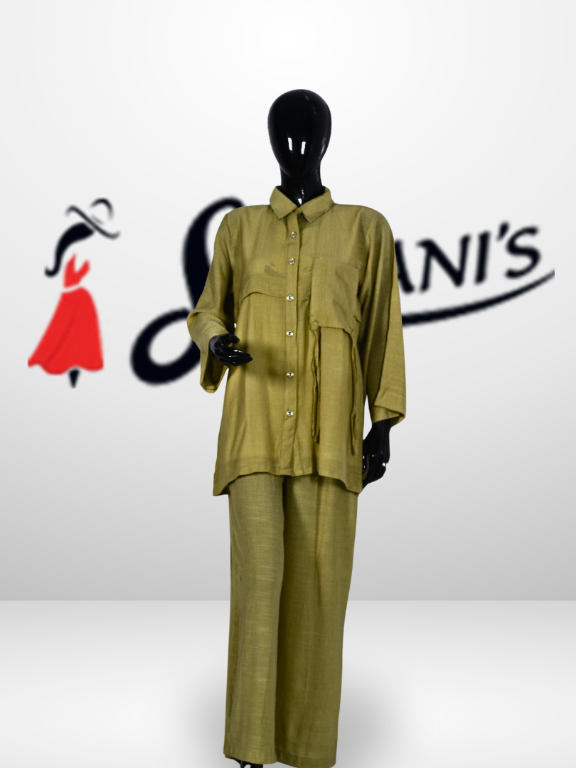 Classic Button-Down Co-Ord Set